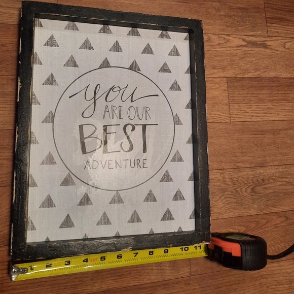 SOLD You Are Our Best Adventure Wall Decor - Picture 5 of 6